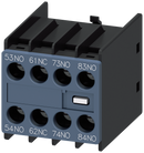 SIEMENS 3RH2911-1XA31-0MA0 Auxiliary switch 3 NO+1 NC, current paths: 1 NO, 1 NC, 1 NO, 1 NO