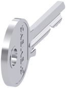 SIEMENS 3SU1950-0FP80-0AA0 Key for Siemens key-operated switch, lock number SSG 10