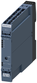 SIEMENS 3RK2200-0CE00-2AA2 AS-i SlimLine Compact module A/B slave 4 DI, IP20 4x input 2-wire sensor 17.5 mm