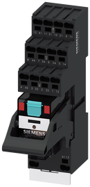 SIEMENS LZS:PT5D5R24 Plug-in relay complete unit 24 V AC, 4 change-over contacts LED module red base