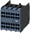 SIEMENS 3RH2916-2XA22-0MA0 Auxiliary switch, front, 2 NO + 2 NC, current path 1 NO, 1 NC, 2 NC, 1 NO, spring-loaded terminals
