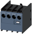 SIEMENS 3RH2911-1LA20 Auxiliary switch 2 NO, current paths: 1 NO, 1 NO, connection from above