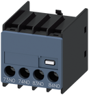 SIEMENS 3RH2911-1MA20 Auxiliary switch 2 NO, current paths: 1 NO, 1 NO, connection from below