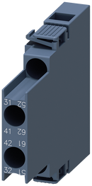 SIEMENS 3RH2921-1DA02 Auxiliary switch lateral, 2 NC, current paths: 1 NC, 1 NC for motor contactors, S0