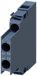 SIEMENS 3RH2921-1DA11 Auxiliary switch lateral, 1 NO+1 NC, current paths: 1 NC, 1 NO for motor contactors, S0