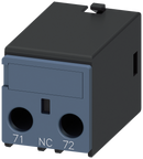 SIEMENS 3RH2911-1BA01 Auxiliary switch 1 NC, current path: 1 NC, connection from below
