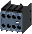 SIEMENS 3RH2911-1FB22 Auxiliary switch 11U, 2 NO+2 NC current paths: 1 NO, 1 NC, 1 NC, 1 NO