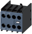 SIEMENS 3RH2911-1HA02 Auxiliary switch 2 NC current paths: 1 NC, 1 NC for contactor relays/motor contactors S00/S0