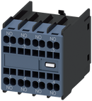 SIEMENS 3RH2911-2FA40 Auxiliary switch 4 NO current paths: 1 NO, 1 NO, 1 NO for contactor relays/motor contactors S00/S0