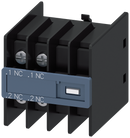 SIEMENS 3RH2911-4HA02 Auxiliary switch, 2 NC, current path 1 NC, 1 NC, for contactor relays and motor contactors