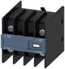 SIEMENS 3RH2911-4NF02 Auxiliary switch, 2 NC, current path 1 NC, 1 NC, for contactor relays and motor contactors