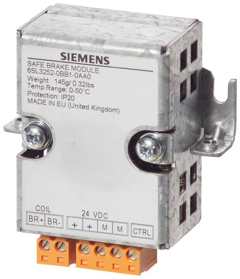 SIEMENS 6SL3252-0BB01-0AA0 Safe brake relay 2 A