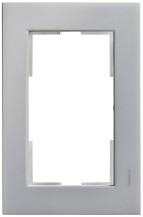 SIEMENS 5TG1116-1 DELTA miro plastic aluminum metallic frame, double for double socket outlet