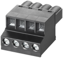 SIEMENS 6GK5980-1DB00-0AA5 Screw-type terminal block for SCALANCE X/W/S/M, 4-pin for power supply, 24 V DC