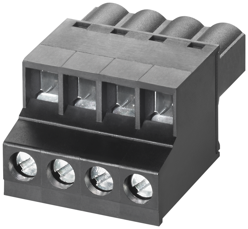 SIEMENS 6GK5980-1DB00-0AA5 Screw-type terminal block for SCALANCE X/W/S/M, 4-pin for power supply, 24 V DC