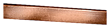 SIEMENS 8WC5065 Flat copper rod 30x 10 mm approx. 2 meter long zinc plated