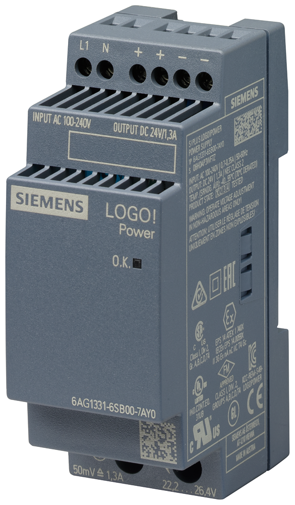 Siemens 6AG1331-6SB00-7AY0 SIPLUS LOGO! Power 24V 1,3A