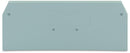 Wago 280-324 End and intermediate plate; 2.5 mm thick; gray