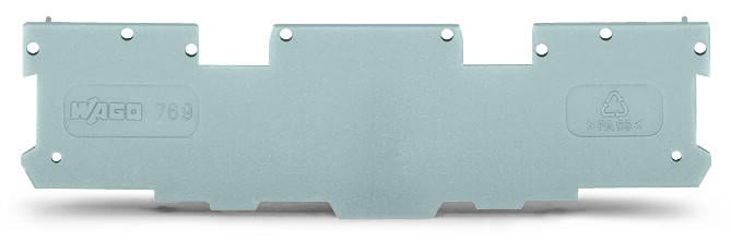 WAGO 769-309 End and intermediate plate 1.1 mm thick, gray