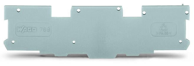 WAGO 769-317 End and intermediate plate 1.1 mm thick, gray