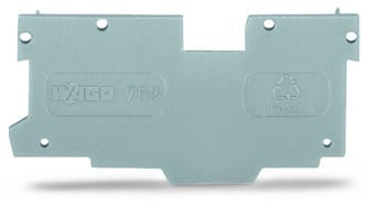 WAGO 769-305 End and intermediate plate 1.1 mm thick, gray