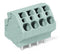 WAGO 745-3106 PCB terminal block 4 mm² Pin spacing 5 mm 6-pole, gray
