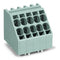 WAGO 746-2304 2-conductor PCB terminal block 10 mm² Pin spacing 7.5 mm 4-pole, gray
