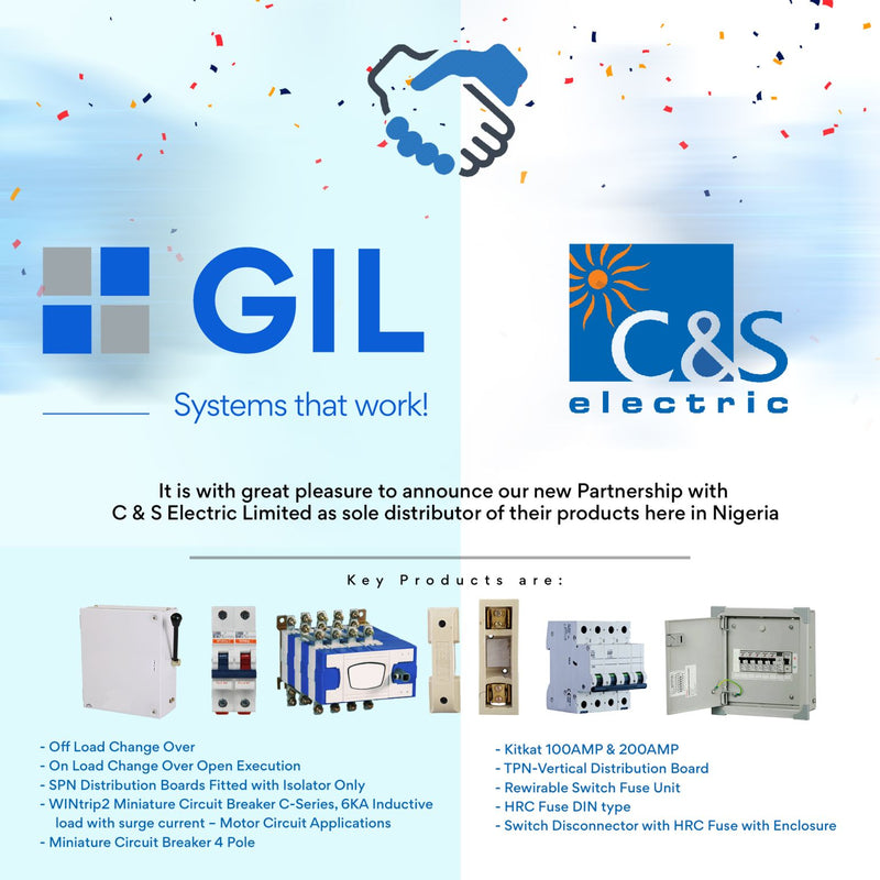 GIL Automations - Sole Distributor of C & S Electric Products in Nigeria