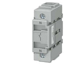 Siemens Neutral conductor, leading switching for front mounting