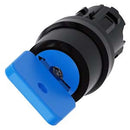 Siemens Key-operated switch, lock 73038, position O-I, blue