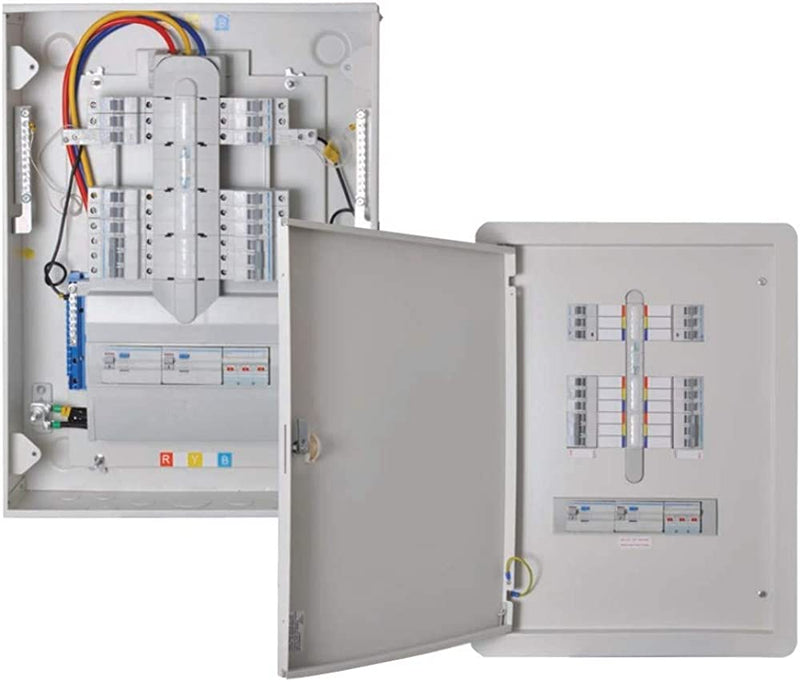 CS Electric  TPNVPE DD 08 WAY DB FITTED WITH I/C 125A 4P ISO (Horizontal)
