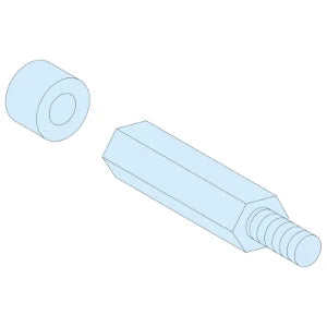 Schneider Electric LVS03199 4 HEXAGONAL SPACERS M8 H40+10