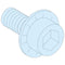 Schneider Electric LVS04158 20 SCREWS 8.8 CLASS M6X12/ LINERGY BW BB