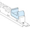 Schneider Electric LVS04659 12 STOPS/4000A BOTT.SUPPORT LINERGY LGYE