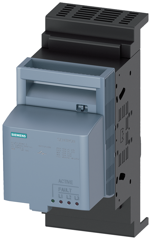 SIEMENS 3NP11231JB22 SENTRON, 3NP1 fuse switch disconnector, 3-pole, NH000, 160 A
