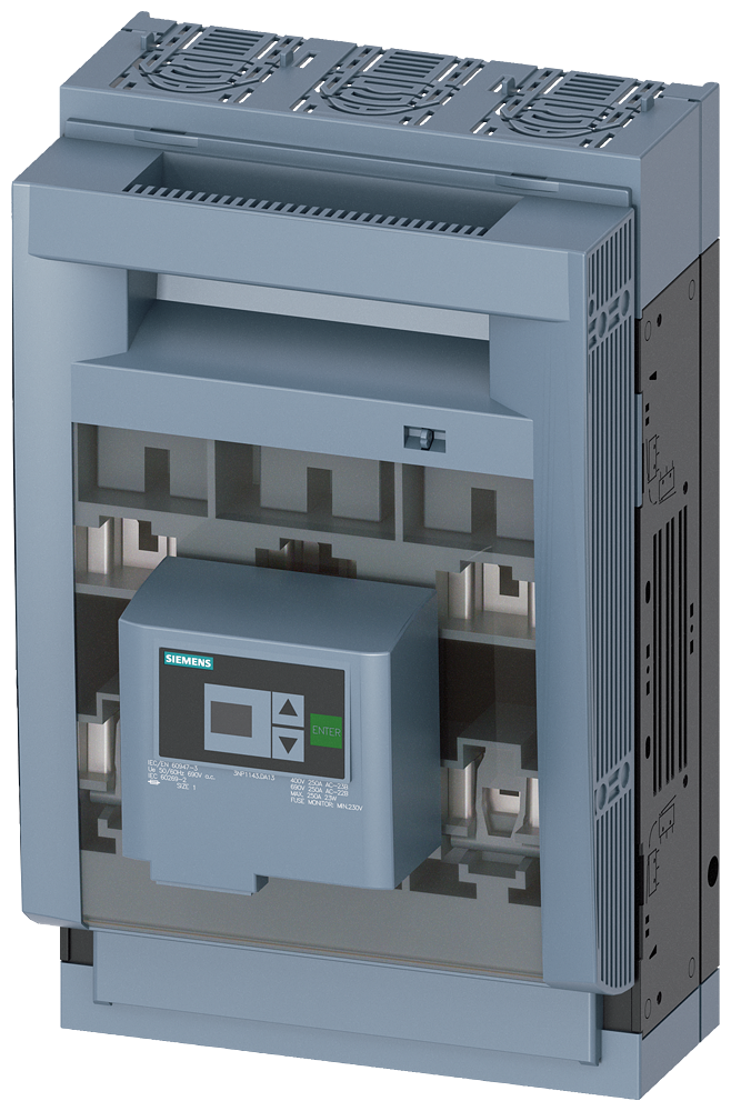 SIEMENS 3NP11431DA13 SENTRON, 3NP1 fuse switch disconnector, 3-pole, NH1, 250 A