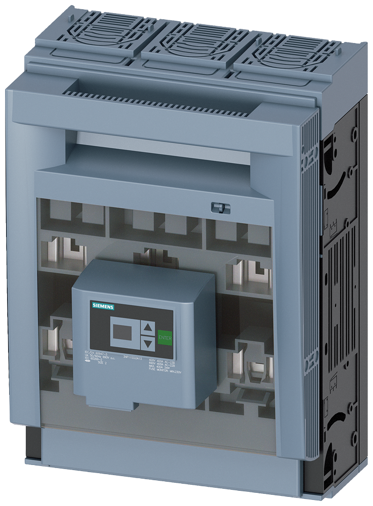 SIEMENS 3NP11531DA13 SENTRON, 3NP1 fuse switch disconnector, 3-pole, NH2, 400 A