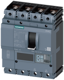 SIEMENS 3VA2010-5JP42-0AA0 circuit breaker 3VA2 IEC frame 100 breaking capacity class M Icu=55kA @ 415V 4-pole, line protection ETU550, LSI, In=100A overload protection Ir=40...