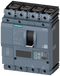 SIEMENS 3VA2010-5JP46-0AA0 circuit breaker 3VA2 IEC frame 100 breaking capacity class M Icu=55kA @ 415V 4-pole, line protection ETU550, LSI, In=100A overload protection Ir=40...