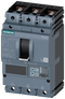 SIEMENS 3VA2010-5JQ32-0AJ0 circuit breaker 3VA2 IEC frame 100 breaking capacity class M Icu=55kA @ 415V 3-pole, line protection ETU560, LSIG, In=100A overload protection Ir=4...