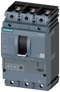 SIEMENS 3VA2163-5HL32-0AA0 circuit breaker 3VA2 IEC frame 160 breaking capacity class M Icu=55kA @ 415V 3-pole, line protection ETU320, LI, In=63A overload protection Ir=25A....