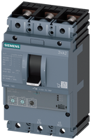 SIEMENS 3VA2163-7HL32-0AA0 circuit breaker 3VA2 IEC frame 160 breaking capacity class C Icu=110kA @ 415V 3-pole, line protection ETU320, LI, In=63A overload protection Ir=25A...