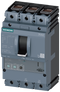 SIEMENS 3VA2163-6HL36-0AA0 circuit breaker 3VA2 IEC frame 160 breaking capacity class H Icu=85kA @ 415V 3-pole, line protection ETU320, LI, In=63A overload protection Ir=25A....