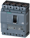 SIEMENS 3VA2116-5HL46-0AA0 circuit breaker 3VA2 IEC frame 160 breaking capacity class M Icu=55kA @ 415V 4-pole, line protection ETU320, LI, In=160A overload protection Ir=63A...