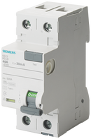 SIEMENS 5SV3311-6 RCCB, 2-pole, type A, In: 16 A, 30 mA, Un AC: 230 V