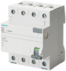SIEMENS 5SV4644-0 RCCB, 4-pole, type AC, In: 40 A, 300 mA, Un AC: 400 V