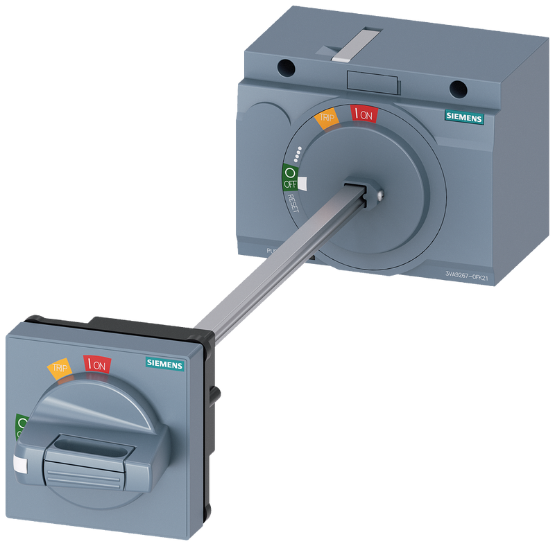 SIEMENS 3VA9267-0FK21 Door-coupling rotary operating mechanism standard, IEC IP65 with door interlock, accessory for: 3VA2