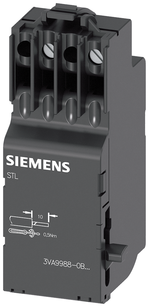 SIEMENS 3VA99880BL30 Shunt trip left 24 V AC 50/60 Hz / 24-30 V DC, accessory for: 3VA1