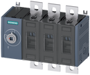 SIEMENS 3KD4230-0PE10-0 Switch disconnector 400 A, size 3, 3-pole, front operating mechanism on left, basic unit