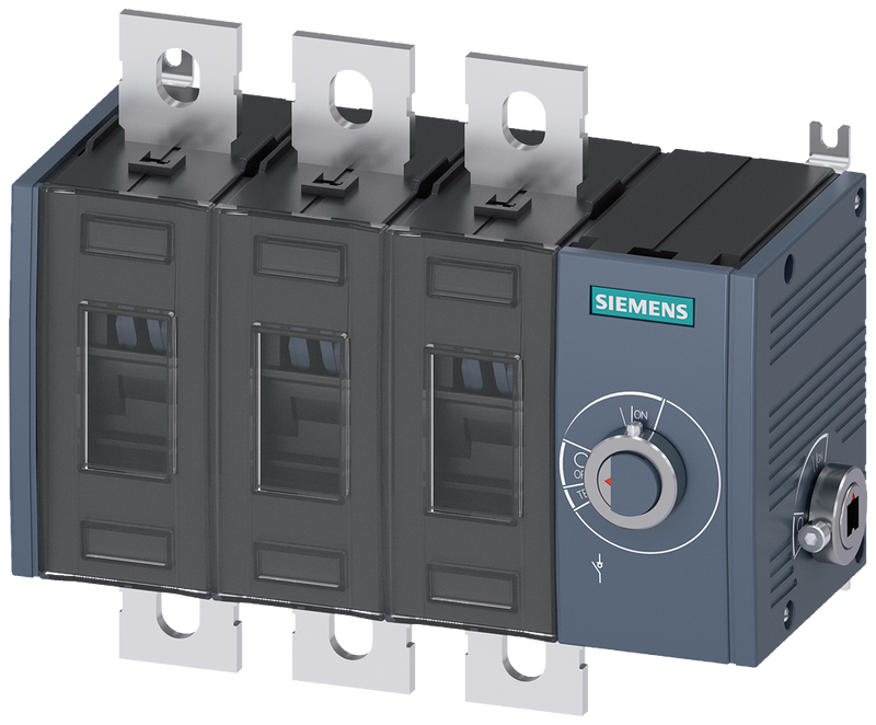SIEMENS 3KD4034-0PE40-0 Switch disconnector 315 A, size 3, 3-pole, lateral operating mechanism on right, basic unit